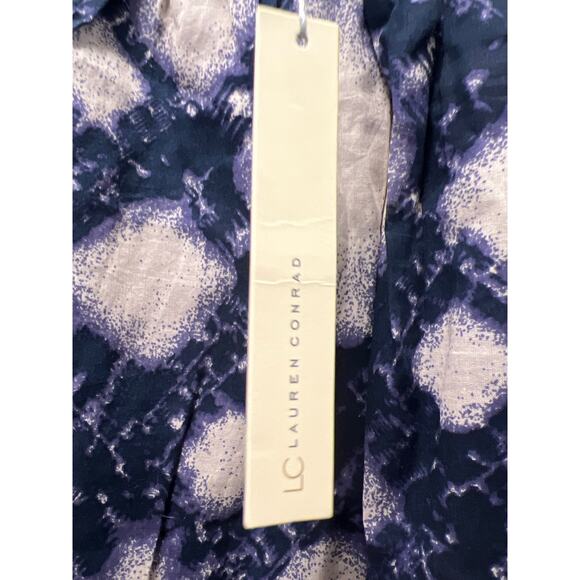 NWT Lauren Conrad Women’s Strapless Bohemian‎ Rhapsody Halter Maxi Dress Size 2 - Picture 5 of 7